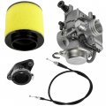 Caltric Carburator Cable And Filter Kit Compatible With Honda 16100-hn5-m41 16210-hn5-671 17910-hn5-670
