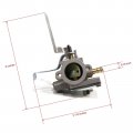 Carburetor With Adjuster Caps And Gasket For Tecumseh Av520-670138t Tractor Engine