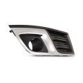 Fog Light Trim For Chevy Traverse 2013 2014 2015 2016 2017 Front Passenger Side Matte Black With Chrome Molding Replaces 