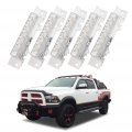 Ocpty 5x 6led Truck Trailer White Lens Cab Top Roof Running Light Assembly Compare With For Volvo 2003 Vn Vnl Trucks
