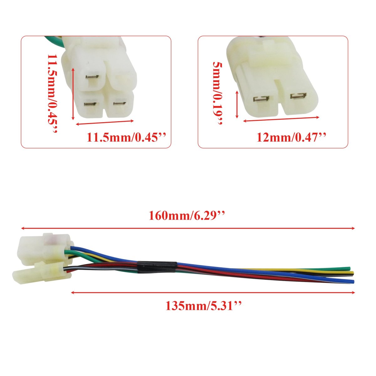 Pro Bat Cdi Cable Wire Harness Plug For Gy6 4 Stroke 50cc 125cc 150cc Scooter Taotao Sunl Moped Atv Go Kart 3 2 Pin