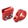 Fsfy Motorcycle Front Brake Hose Cable Clamp Line Guide Holder Red For Honda Cr80r 85r Cr125r 250r Crf150r-450r Aluminum