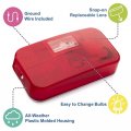 Lumitronics Red Surface Mount Light Stop Turn Tail Backup For Rv Trailer Camper 5th Wheel And Motorhomes White