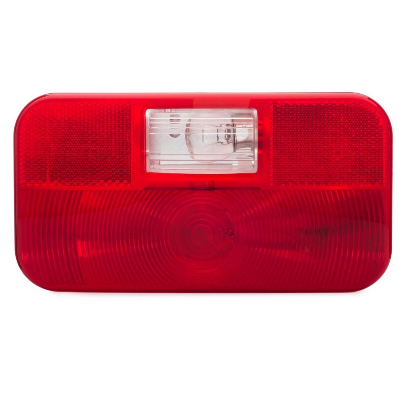 Lumitronics Red Surface Mount Light Stop Turn Tail Backup For Rv Trailer Camper 5th Wheel And Motorhomes White