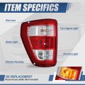 Auto Dynasty Rear Tail Light Assembly For 2021-2023 Ford F-150 Fits Xl Xlt Models W O Blind Spot Detection With Reverse Brake