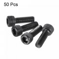 Uxcell 8-32x1 2 Hex Socket Head Cap Screw Bolts 12 9 Grade Alloy Steel 50pcs