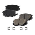Front Ceramic Brake Pad Set For Saab 9-5 2010 2011 2 Wheel Replacement 13237750 13237753 