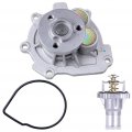Ocpty Water Pump Thermostat Housing Kit For 2009-20 Chevrolet Aveo 1 6l 2009-21 Aveo5 1 2011-2014 Cruze 1 8l Oe Aw618er Pump