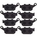 Niche Rear Brake Pad Set For Triumph T2020602 Semi-metallic 4 Pack 