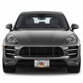 Fastasticdeals Metal Insert License Plate Frame Jumping Dolphins L Red Sunset On Sea Ocean Beach Weatherproof Car Accessories
