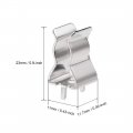 Uxcell Fuse Clips For 10mm X 38mm Glass Ceramic Tube Holder Clamp 10pcs