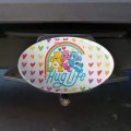 Care Bears Unlock The Magic Hug Life Oval Tow Trailer Hitch Cover Plug Insert
