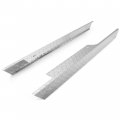 Hecasa Rocker Panel Set Compatible With 1996-2013 Ezgo Txt Golf Cart Full Diamond Plate Left Right Silvery Aluminium