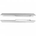 Hecasa Rocker Panel Set Compatible With 1996-2013 Ezgo Txt Golf Cart Full Diamond Plate Left Right Silvery Aluminium