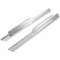 Hecasa Rocker Panel Set Compatible With 1996-2013 Ezgo Txt Golf Cart Full Diamond Plate Left Right Silvery Aluminium