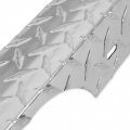 Hecasa Rocker Panel Set Compatible With 1996-2013 Ezgo Txt Golf Cart Full Diamond Plate Left Right Silvery Aluminium