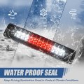 Auto Dynasty Dual Rows Led Smoked Housing High Mount 3rd Third Brake Light Cargo Lamp Compatible With Chevy Colorado Gmc Canyon