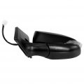 Ocpty Black Driver Side View Mirror Smooth With Power Adjustment Folding Heated Turn Signal Compatible For 2017-2018 Toyota