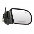 Ocpty Black Passenger Side View Mirror Textured With Power Adjustment Heated Manual Folding Compatible For 1998-2004 Chevrolet