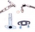 Turbo Install Kit Is For Garrett Gt3076r Gt3582r T3 4 Bolts Ball Bearing