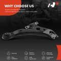 A-premium Front Right Lower Control Arm With Bushing Compatible Toyota Camry 02-06 Highlander 04-07 Solara 04-08 Lexus Es300