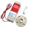 Baomain Industrial Signal Light Column Led Alarm Square Tower Indicator Continuous Warning Red Dc 24v Lgp-402t