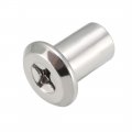 Uxcell M6x12mm Phillips Head Insert Nut Screw Post Sleeve For Furniture 30pcs