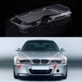 Car Headlight Lenses 2pcs Left Right Clear Lens Cover For 3 Series E46 01-05 Facelift 63126924043 63126924044
