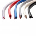 U Shape Car Door Moulding Protector Strip Edge Guard Trim Seal 16ft 5m Anti Scratch Collision Rubber Guards Blue 