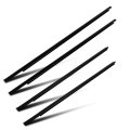 Premium Window Molding Trim Perfect Fit For 2009-2021 Dodge Ram Replaces Part Numbers 55112376ah 55112377ah 55372138ah 