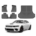 Charger Floor Mats Car For 2011-2023 Dodge Rwd Chrysler 300 All Weather Full Set And Cargo Liner Accessories Heavy Duty 