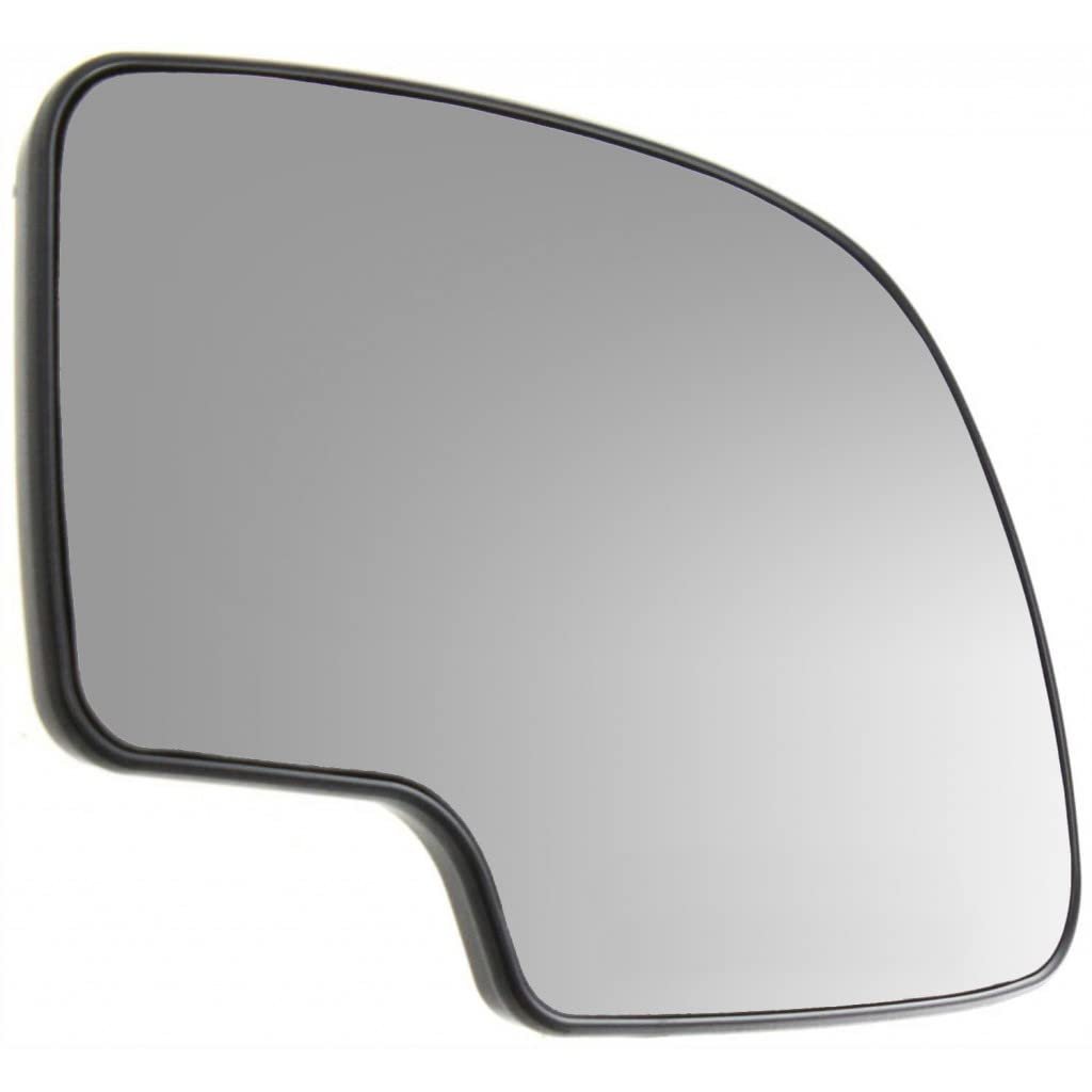 Passenger Side Mirror Glass For Gmc Sierra 1500 3500 Classic 2007 Non Heated Convex With Backing Plate Replaces 12477844