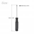 Uxcell Mini Slotted Screwdriver 2 5mm Flat Head With Black Handle For Small Appliances 5 Pcs