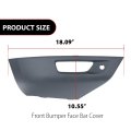 Front Bumper Face Bar End Cap Cover For Land Rover Range Sport 2014-2017 For Models With Active Park Assist System Black