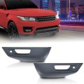 Front Bumper Face Bar End Cap Cover For Land Rover Range Sport 2014-2017 For Models With Active Park Assist System Black