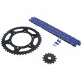 2003 Kawasaki Klx400 Klx 400 Blue Non O Ring Chain Sprocket Black 14 49 114l