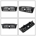 Waltyotur Front Grille Black Shell And Gray Replacement For Tacoma 2005 2006 2007 2008 2009 2010 2011