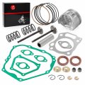 Engine Top End Rebuild Kit Oversize 0 5mm Piston Ring Intake Exhaust Valve Seal Spring Gasket For Yamaha Golf Cart G11 G16 G20