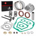 Engine Top End Rebuild Kit Oversize 0 5mm Piston Ring Intake Exhaust Valve Seal Spring Gasket For Yamaha Golf Cart G11 G16 G20