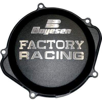 Cc-02ab Black Factory Racing Clutch Cover Investment Cast Aluminum Powder Coat Finish Strong And Durable Protection For Off