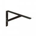 208 Super Duty Ultimate L Bracket 22 In Black Cold Rolled Alloy Steel Shelf For Heavy Loads 1200 Lb Capacity Wall Mount 