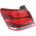 Carlights360 For Mercedes-benz Glk350 Tail Light Assembly 2013 2014 2015 Driver Side Led W Bulbs Dot Certified Mb2800146 204 