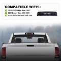 Led Bar 3rd Brake Light For 2009-2017 Dodge Ram 1500 2500 3500 I Type High Mount Stop Rear Tail Cargo Lamps Smoked Lens Black