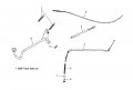 Polaris Atv Foot Brake Cable Rear Genuine Oem Part Qty 1