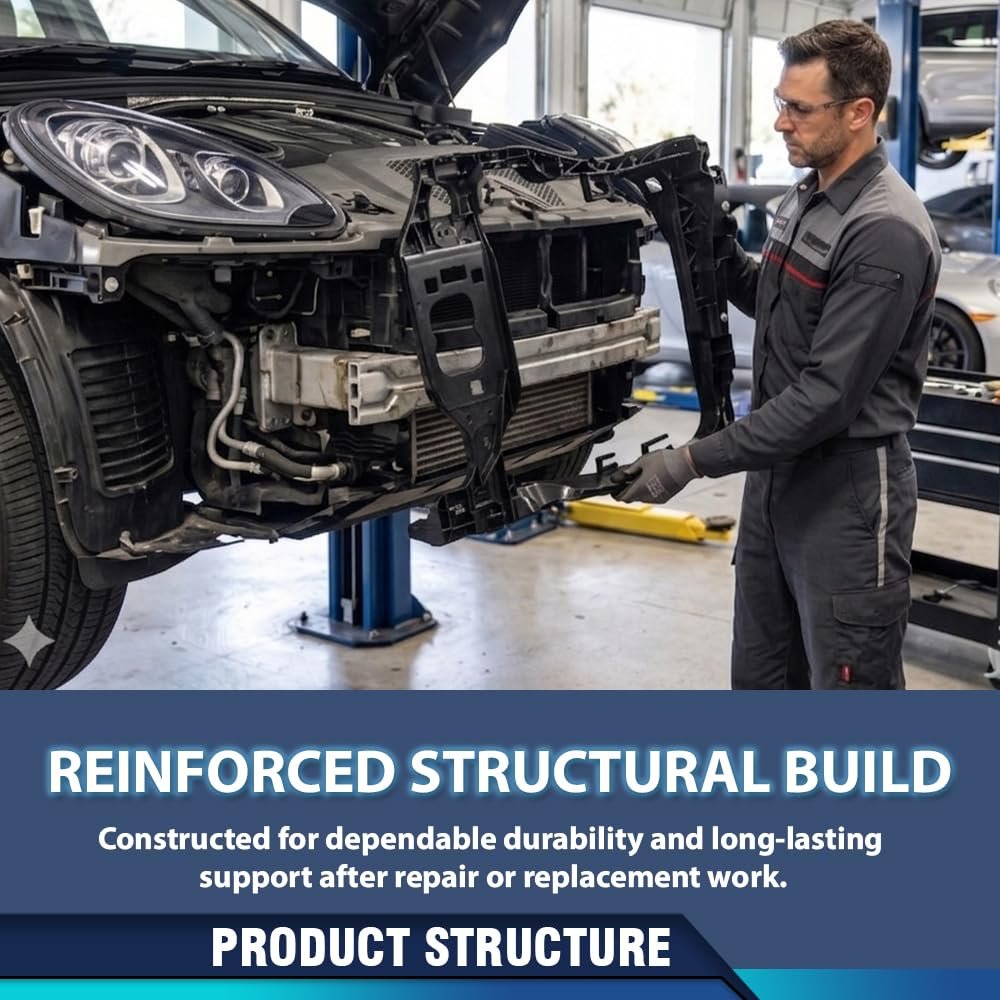 Right Intermediate Radiator Support Assembly W Bracket For Porsche Macan 2015 2016 2017 2018 95b805594 Engine Cooling