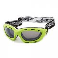 Jettribe Classic Lime Green Floating Frame Goggles Smoke Tint Vented Lens Pwc Jetski Racing 