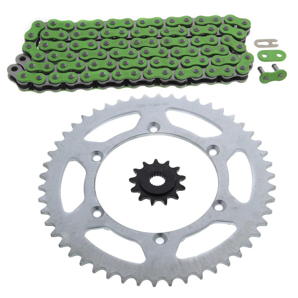 Chain Sprocket Set For Kawasaki Kx250f 250 F 2006-2010 Green 13 50 114l