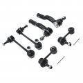 A-premium Set Of 6 Front Rear Sway Bar Link Inner Outer Tie Rod End Compatible With Ford Fusion 2006-2009 Lincoln Mkz 2007-2009