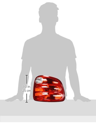 Passenger Side Tail Light Assembly For Ford F-150 2000 To 2008 Red Halogen Waterproof Rear Lamp Part Number 3301910rus