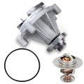 Water Pump And Thermostat Housing Kit For Ford E-150 Econoline 1997-2002 For Club Wagon E-250 20238 